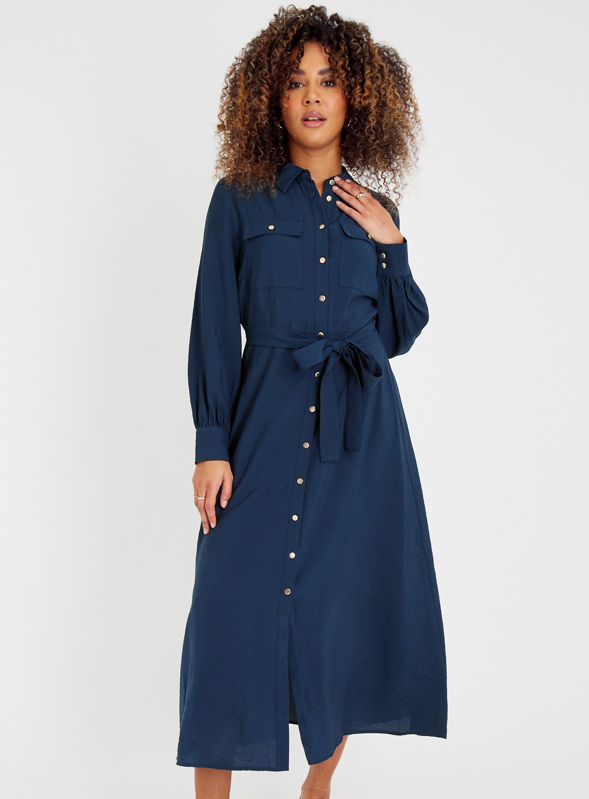Utility Shirt Dress 