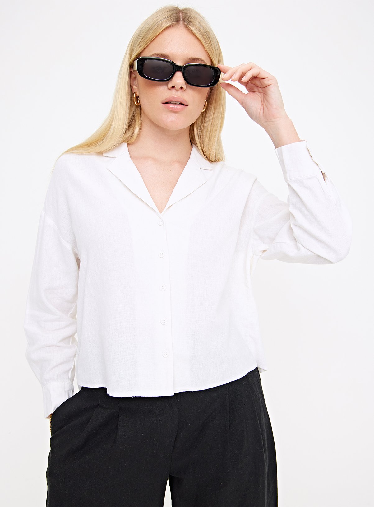 Boxy Linen Shirt  