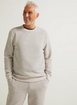 UNION WORKS Cream Textured Sweatshirt  