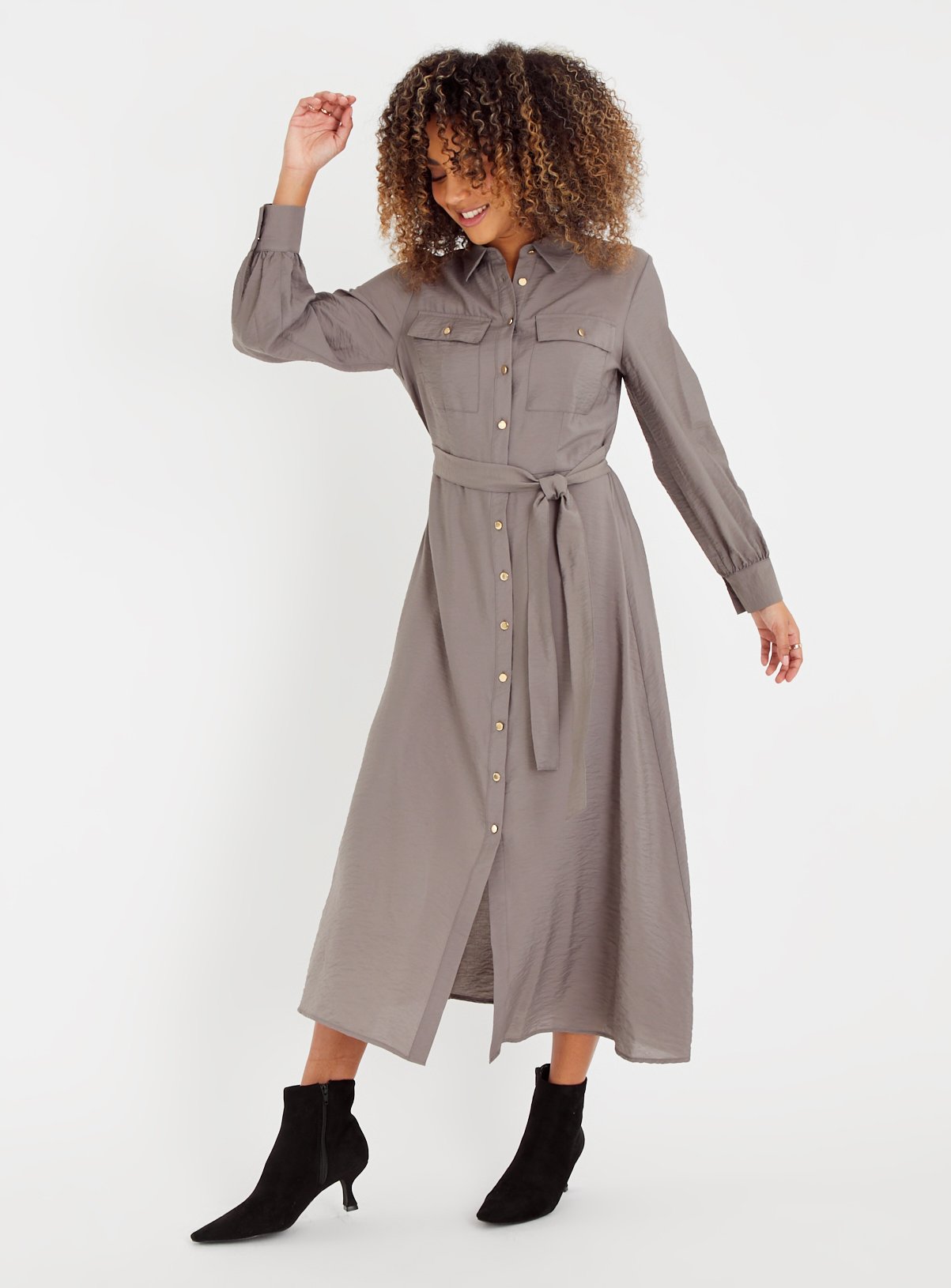 Utility Shirt Dress 