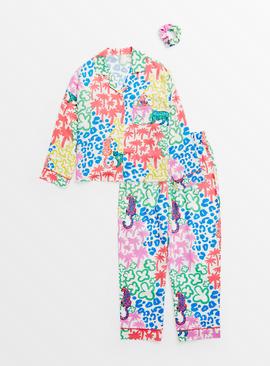 Bright Animal Print Mini Me Pyjamas 