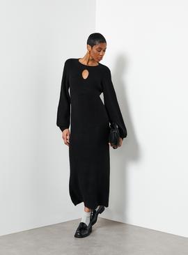 For All the Love Keyhole Knit Midaxi Dress 