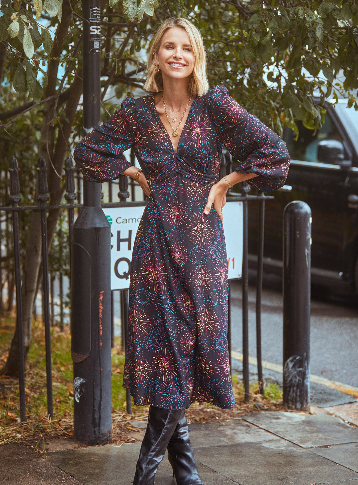 VOGUE WILLIAMS Firework Midaxi Dress 