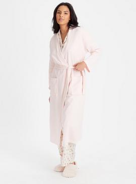 Pink Waffle Dressing Gown 