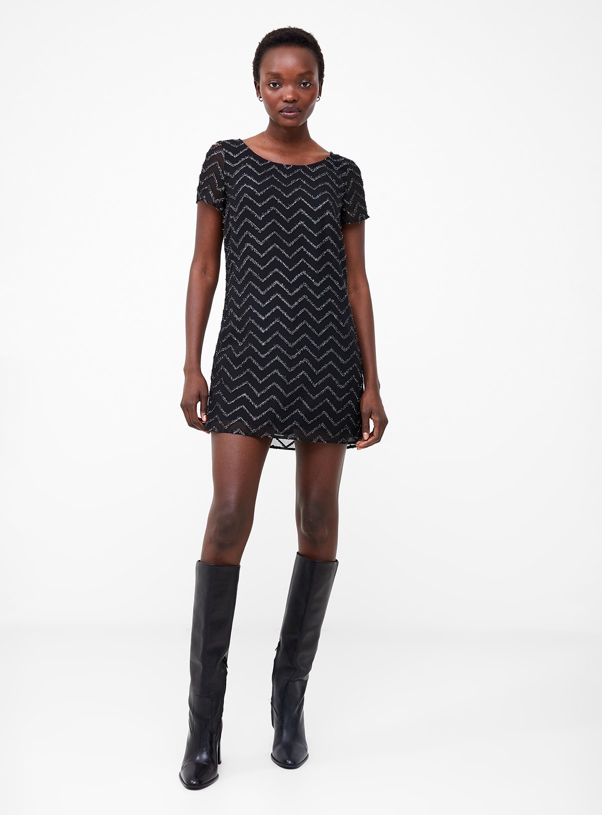 FRENCH CONNECTION Ashton Lurex Dress 