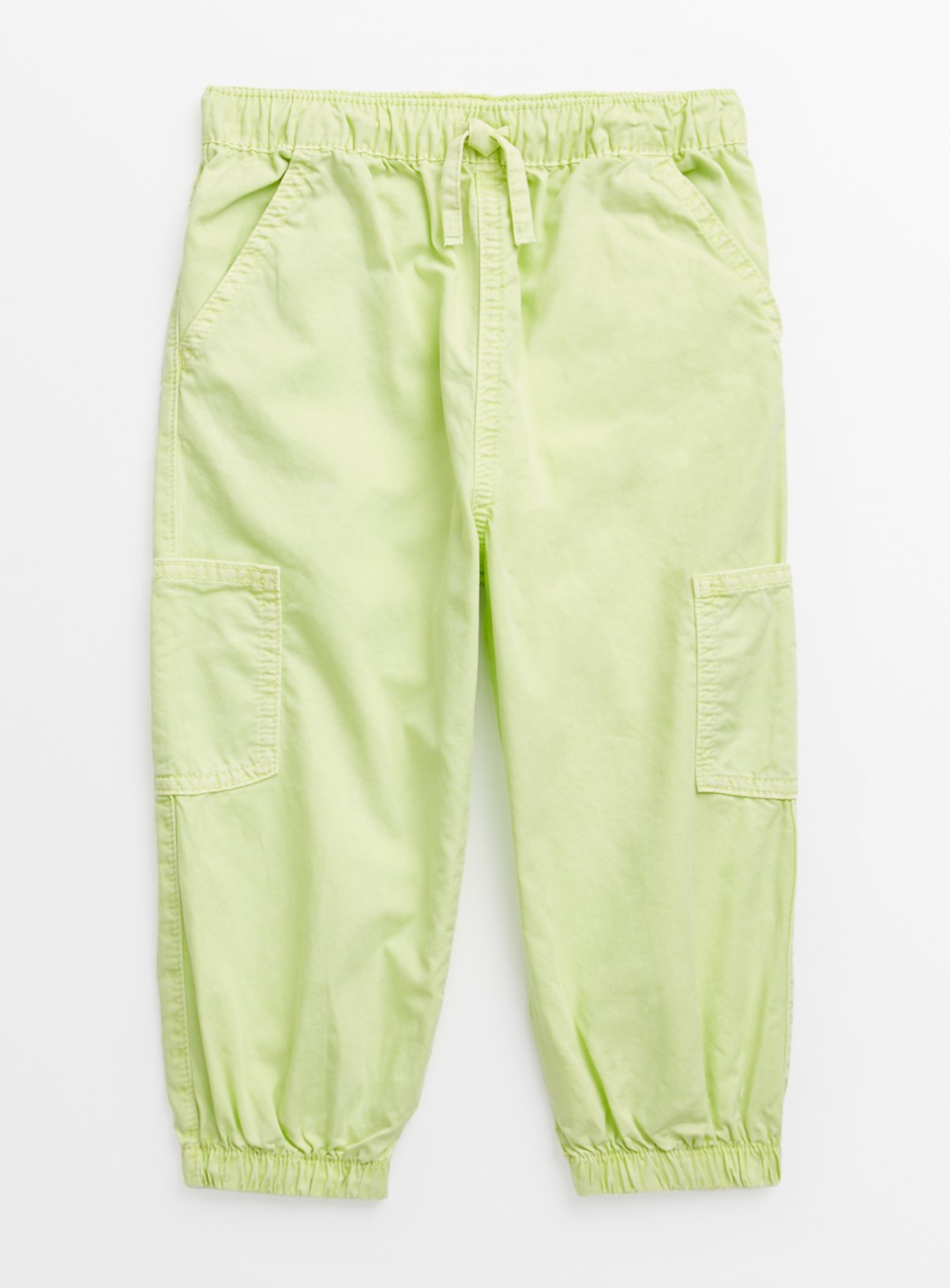 Lime Parachute Trousers