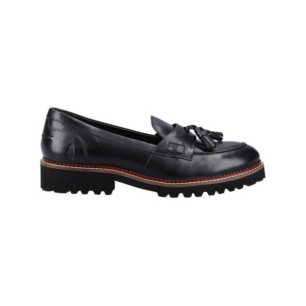 Men's Sole Comfort Black Leather Slip On Shoes - Tu Clothing by Sainsbury’s