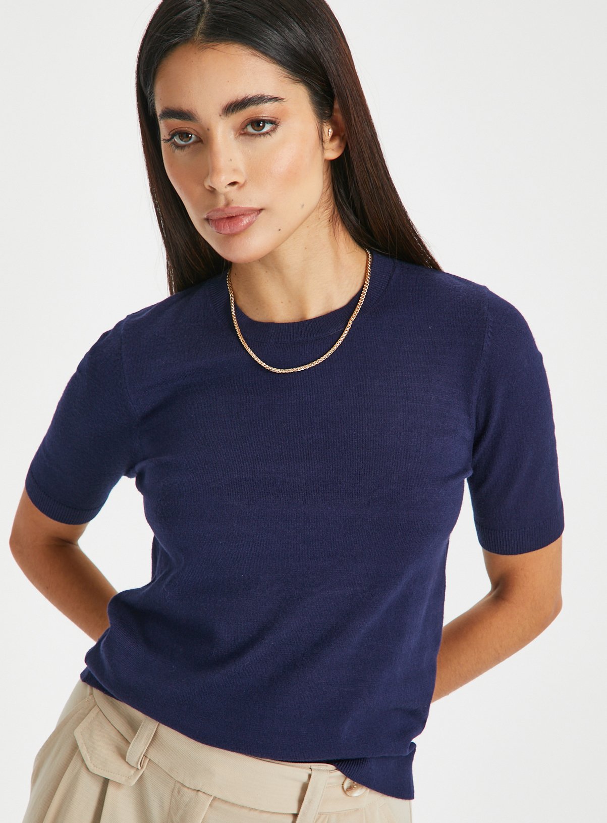Soft Touch Short Sleeve Jumper 