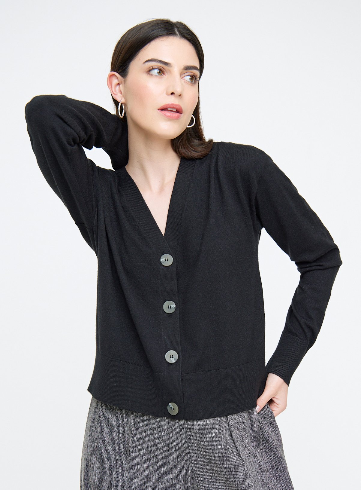 Soft Touch Cropped Cardigan  