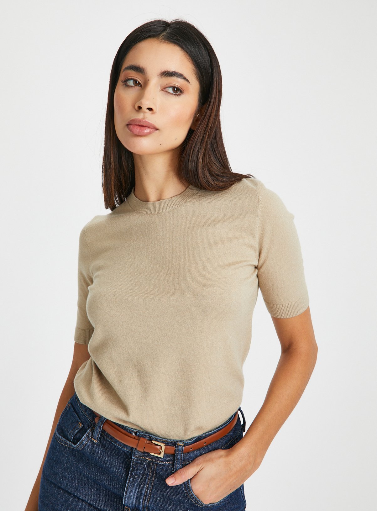 Soft Touch Short Sleeve Jumper 