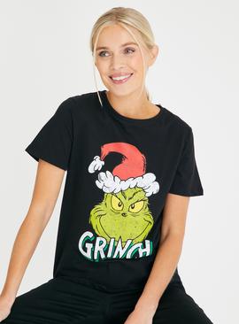 Grinch Black Graphic T-Shirt 