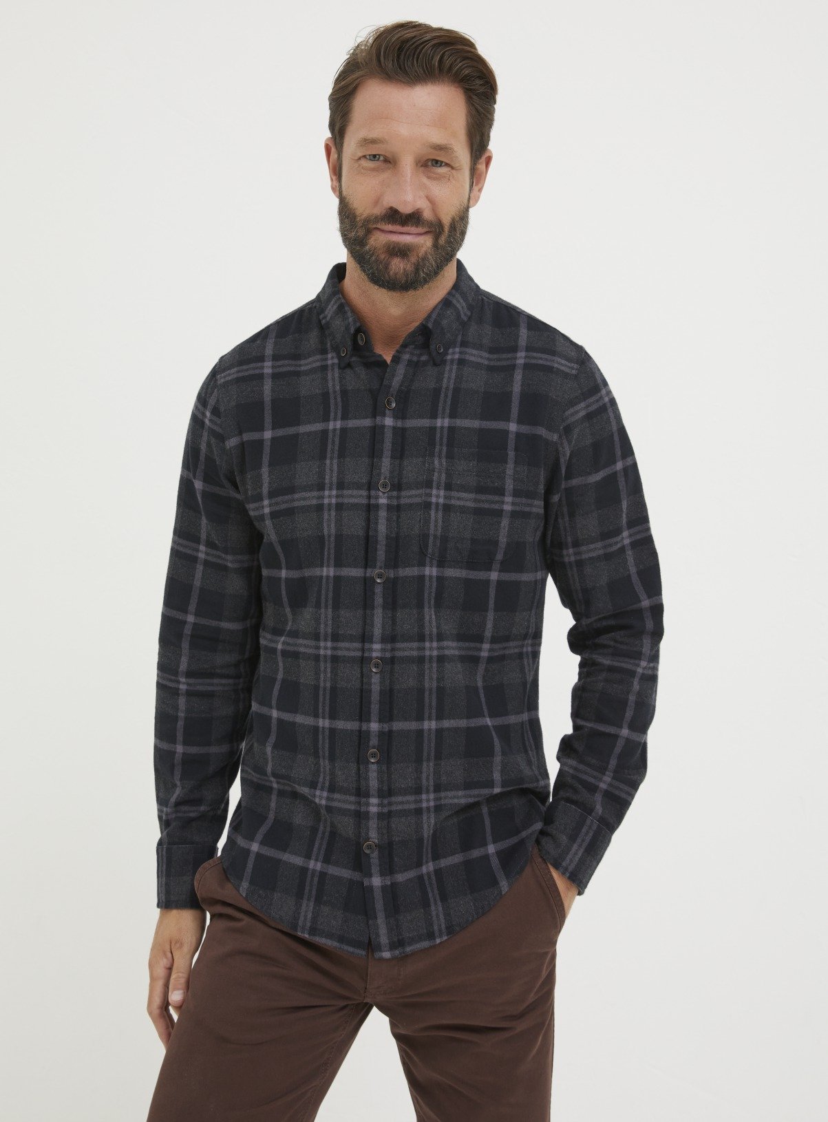 FATFACE Selwood Check Shirt 
