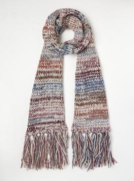 FATFACE Space Dye Knitted Scarf One Size