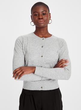 Soft Touch Crew Neck Cardigan 