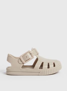 Beige Jelly Sandals 