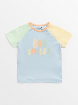 Pastel Big Smiles Print T-Shirt 9-12 months