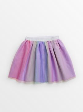 Pastel Rainbow Tulle Skirt 
