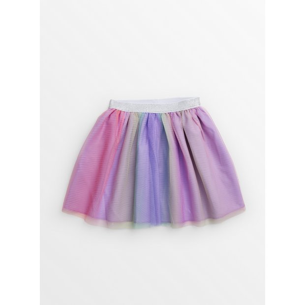 Multicolor tulle midi on sale skirt