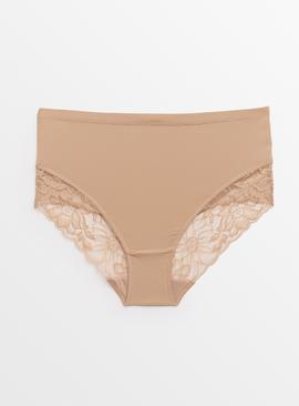 Neutral Full Lace Knickers  
