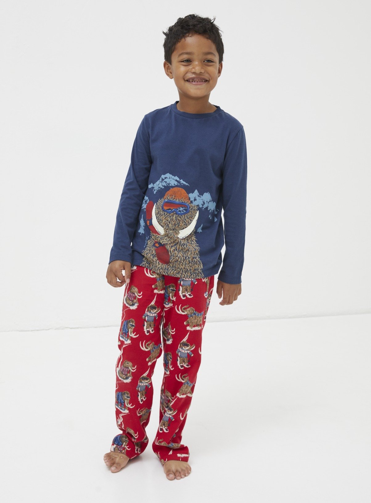 FATFACE Wilfred Mammoth Pyjama Set