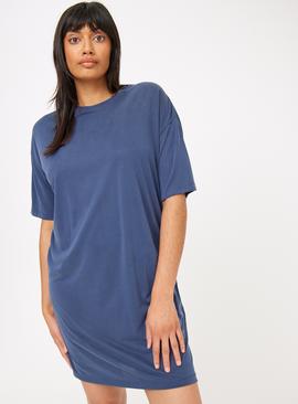 Cupro T-Shirt Dress 