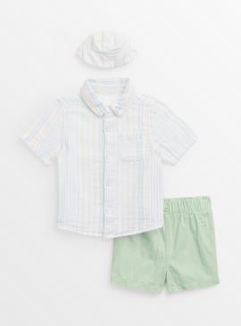 Shirt, Shorts & Hat Set 