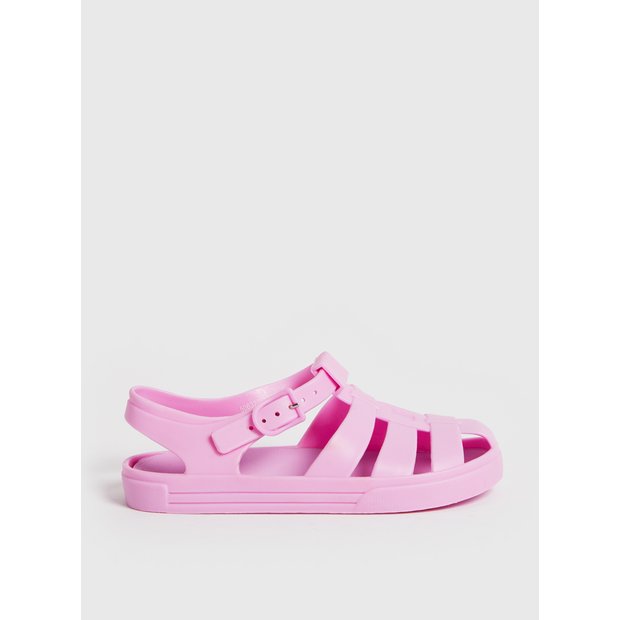 Buy Matte Pink Jelly Sandals 10 Infant Sandals and flip flops Tu