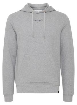CASUAL FRIDAY Grey Hooded Sweat 