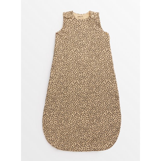 Buy Brown Leopard Print 1.5 Tog Sleeping Bag 0 6 Months Sleepsuits and pyjamas Tu