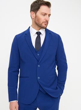 Blue Single Breasted Tailored Blazer  