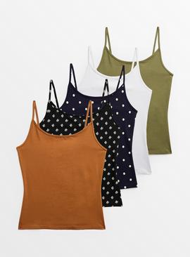 Buy Navy Embellished Velvet Cami Top 8 | Camisoles and vests | Argos