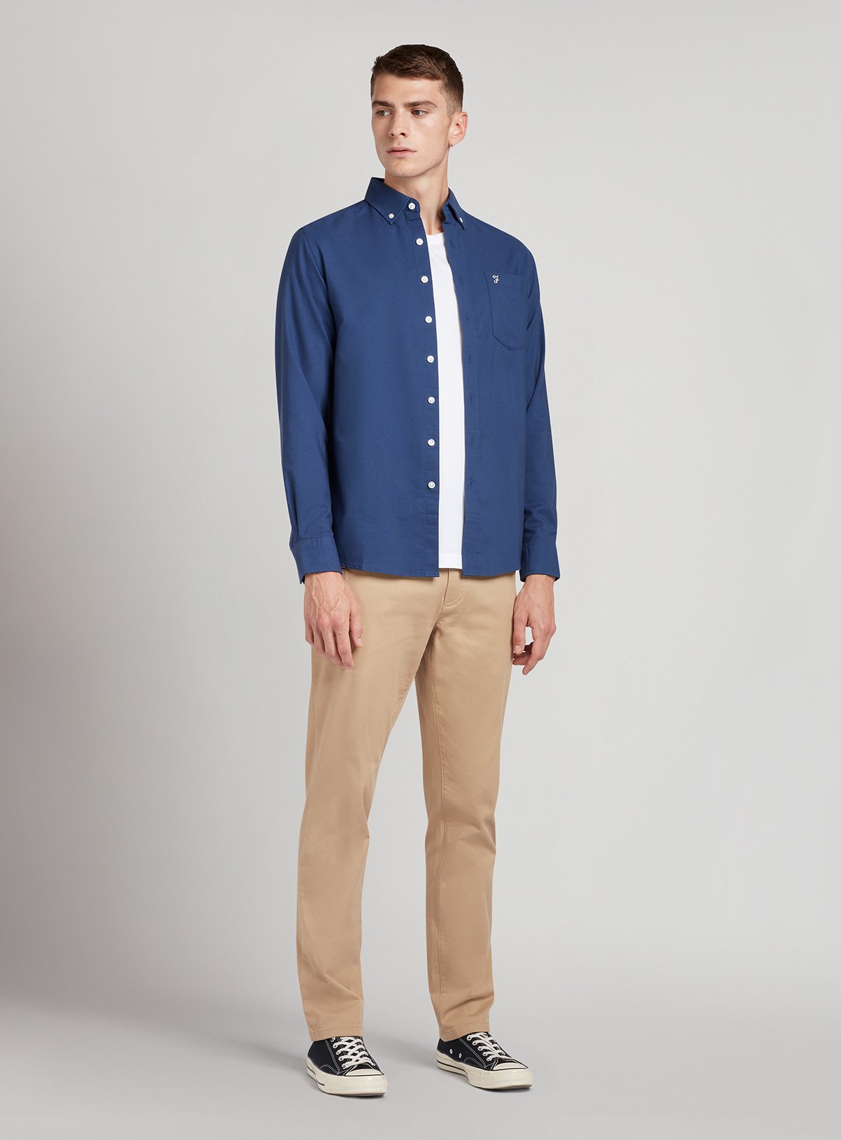 FARAH Drayton Long Sleeve Shirt L