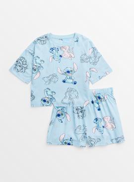Disney Stitch Blue Short Sleeve Pyjamas 3-4 years