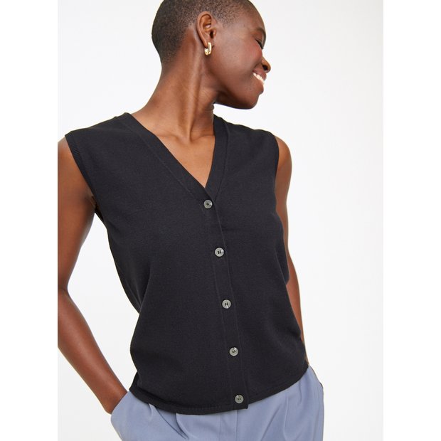 Vest with button up shirt sales