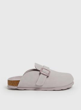 Lilac Footbed Slip-On Clogs 