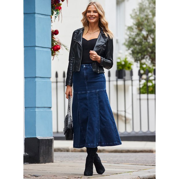 Sainsbury denim hot sale skirt