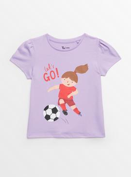 Euros Lilac Football T-Shirt 