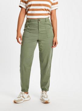 Tapered Leg Trousers  