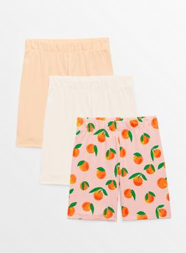 Peach Cycling Shorts 3 Pack 