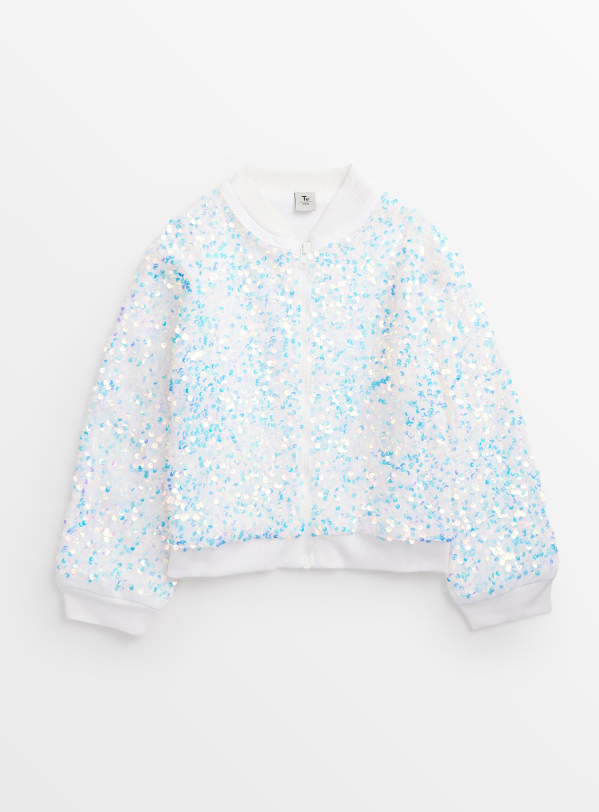 Iridescent Sequin Bomber Jacket 11 years