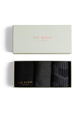 TED BAKER Three Pack Of Socks Hop To It One Size