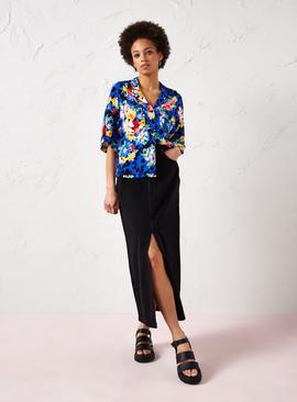 EVERBELLE Floral Revere Boxy Shirt 