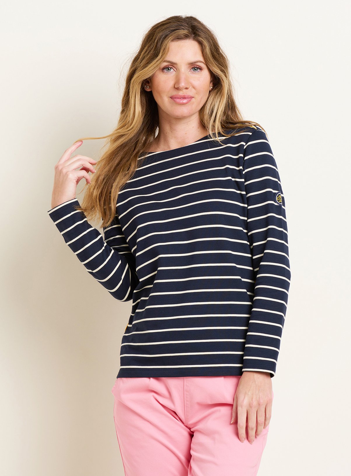 BRAKEBURN Navy Bella Crew Sweat 