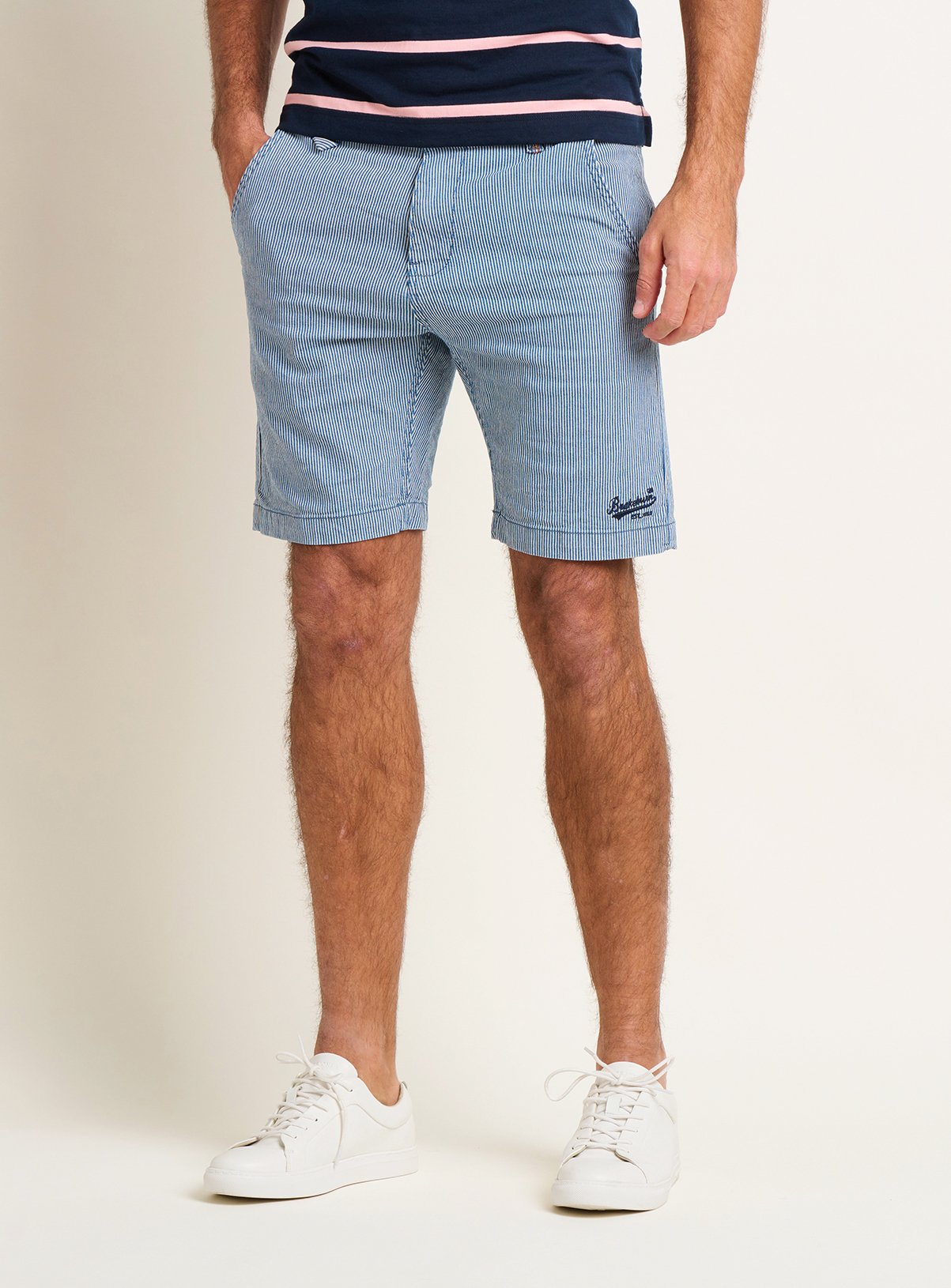 BRAKEBURN Stripe Chino Short 
