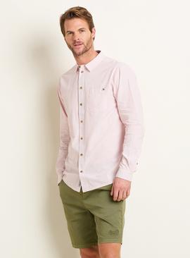 BRAKEBURN Pink Stripe Long Sleeve Shirt 