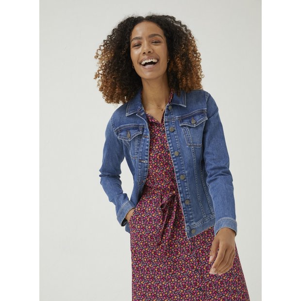 Tu pink deals denim jacket