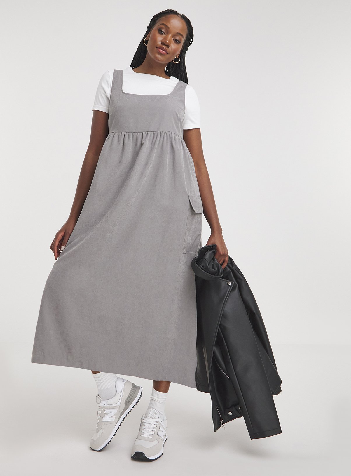 SIMPLY BE Microfibre Midi Dress 
