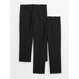 Buy Charcoal Cargo Trousers 2 Pack 3 years School trousers Tu