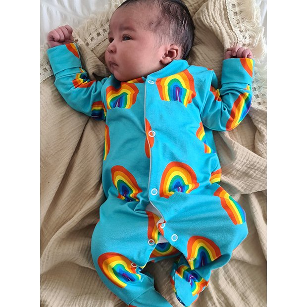 Buy FRED NOAH Aqua Rainbow Sleepsuit 6 12 Month Sleepsuits and