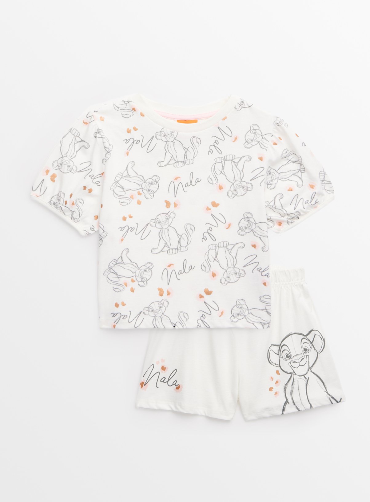 Disney The Lion King Cream Shortie Pyjamas 